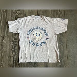 Vintage Reebok NFL Indianapolis Colts Short Sleeve Tee in Gray Size XL
